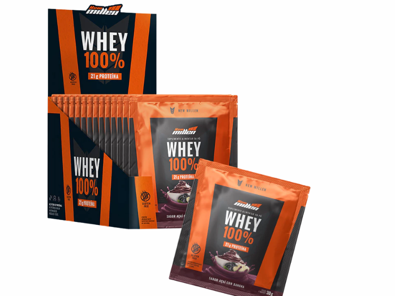 WHEY 100% 15X30G - NEW MILLEN