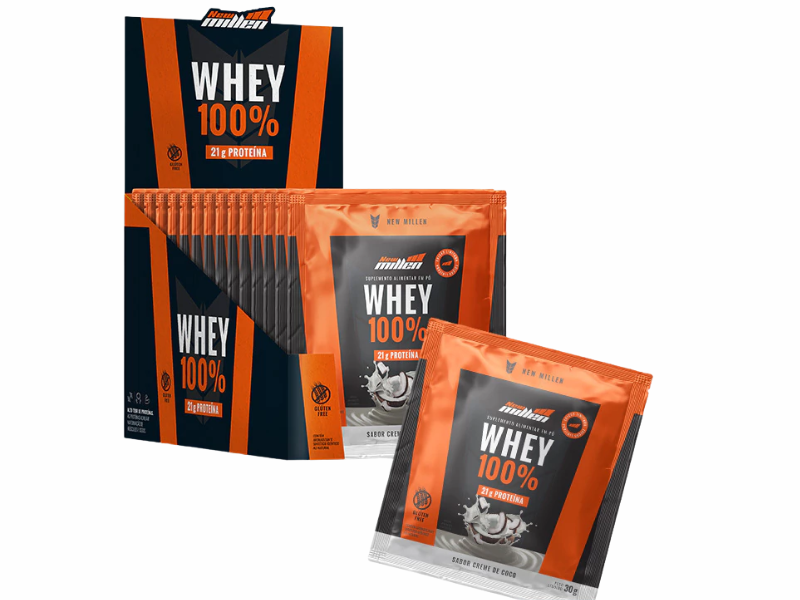WHEY 100% 15X30G - NEW MILLEN