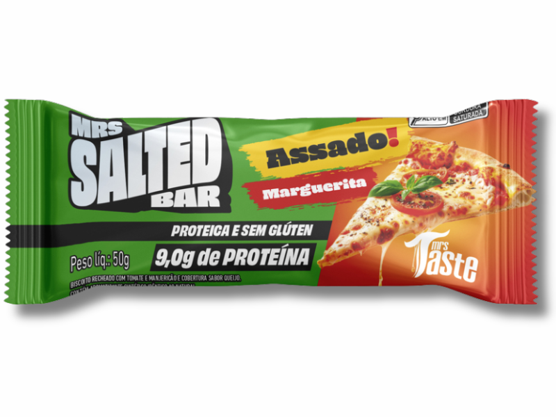 TASTE COOKIES BAR SALTED 12UN 50G - MRS TASTE