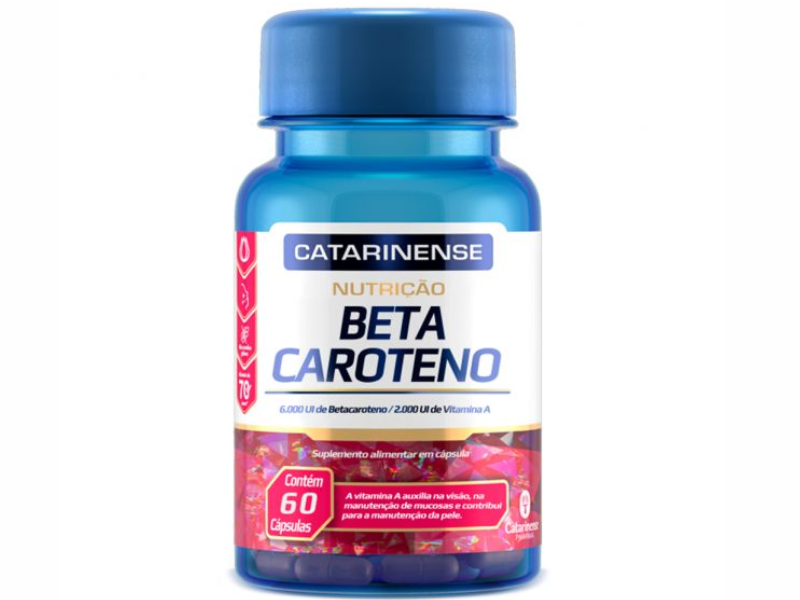 BETA CAROTENO 60CAPS - CATARINENSE NUTRICAO