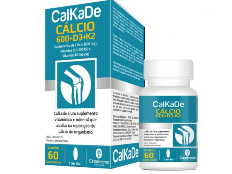 CALKADE 600MG 60CAPS - CATARINENSE NUTRIÇÃO