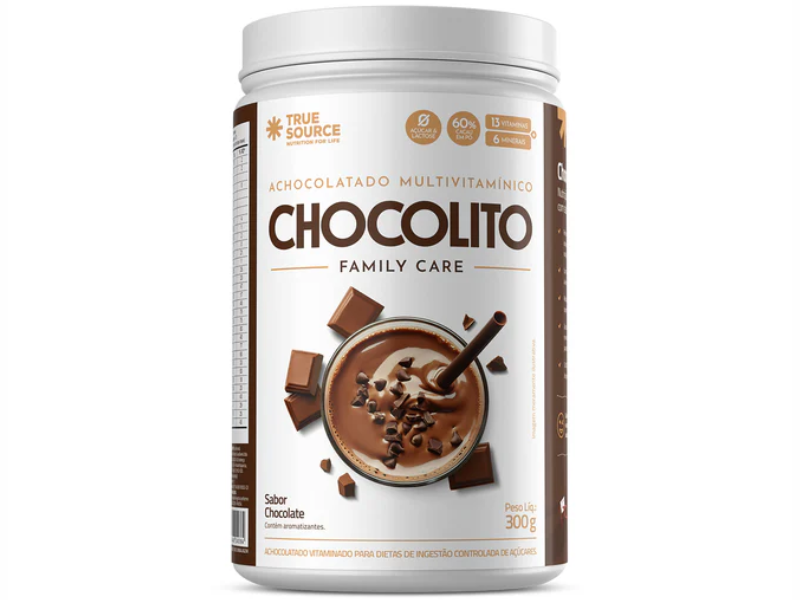 CHOCOLITO MULTIVITAMÍNICO CHOCOLATE 300G - TRUE SOURCE
