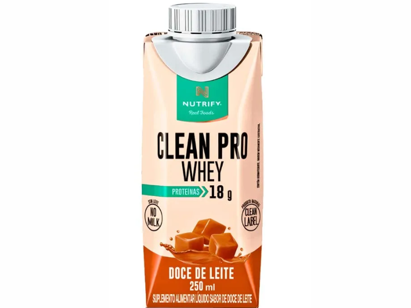 CLEAN PRO WHEY FARDO C/ 6UN 250ML - NUTRIFY