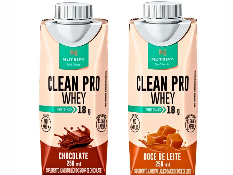 CLEAN PRO WHEY FARDO C/ 6UN 250ML - NUTRIFY