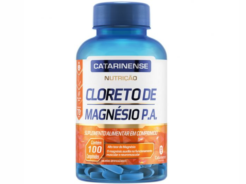 CLORETO DE MAGNESIO PA 100CAPS - CATARINENSE NUTRICAO