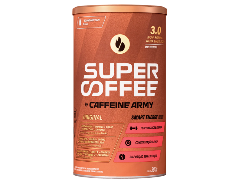 SUPERCOFFEE 3.0 380G - CAFFEINE ARMY - Sua Saúde Distribuidora