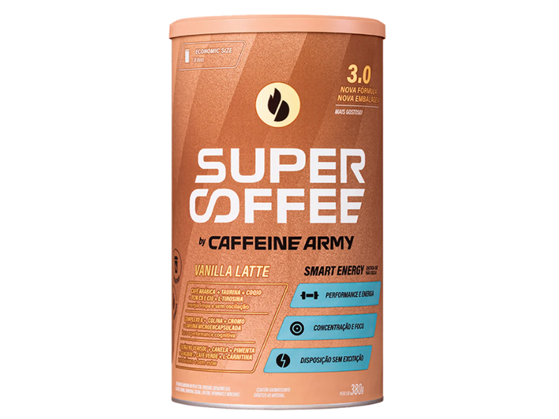 SUPERCOFFEE 3.0 380G - CAFFEINE ARMY - Sua Saúde Distribuidora