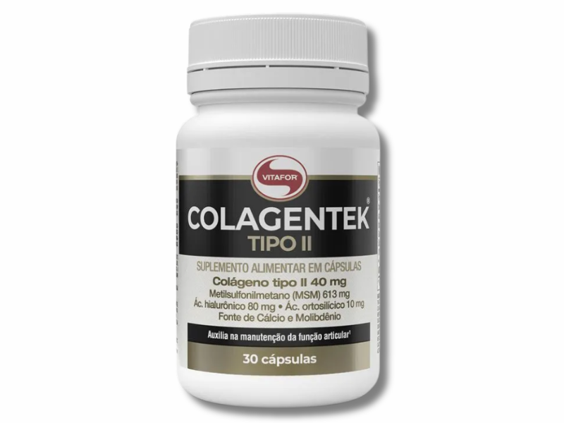 COLAGENTEK TIPO II 60 CAPSULAS - VITAFOR