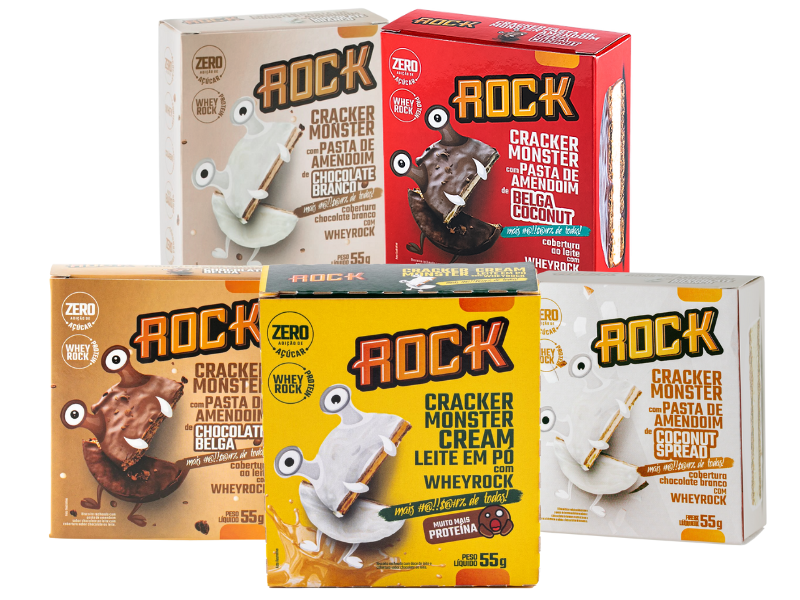 CRACKER MONSTER 12UN 55G - ROCK - Sua Saúde Distribuidora