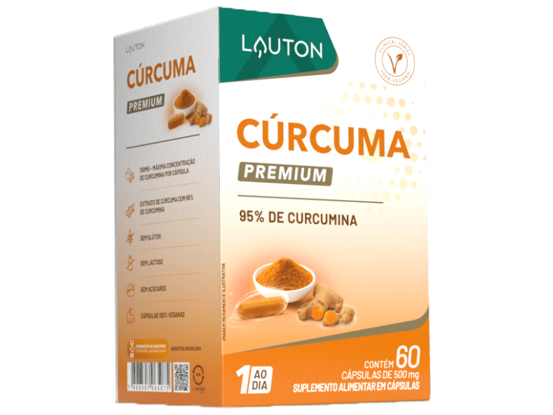 CÚRCUMA PREMIUM 60CAPS 600MG - LAUTON