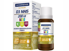 D3 MAIS KIDS 200UI 20ML - CATARINENSE NUTRICAO