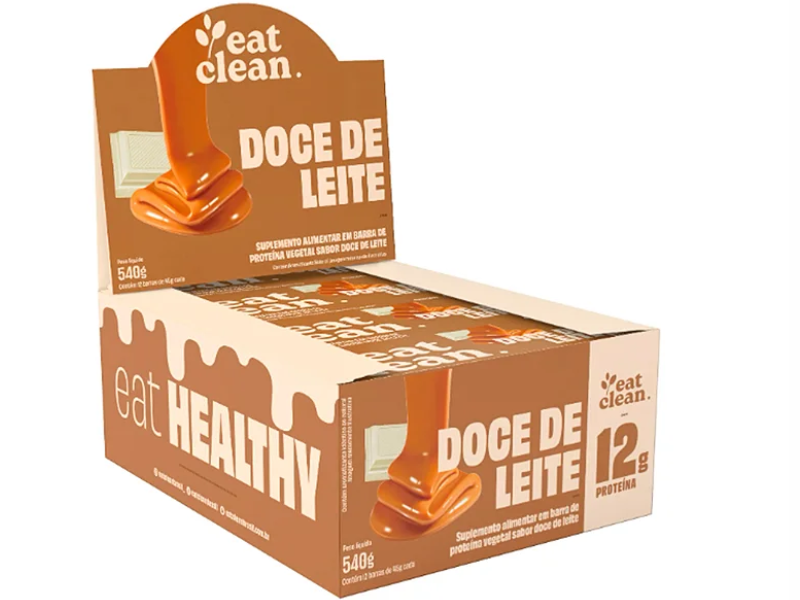 BARRA DE PROTEINA EAT CLEAN 12UN 45G - DUX NUTRITION