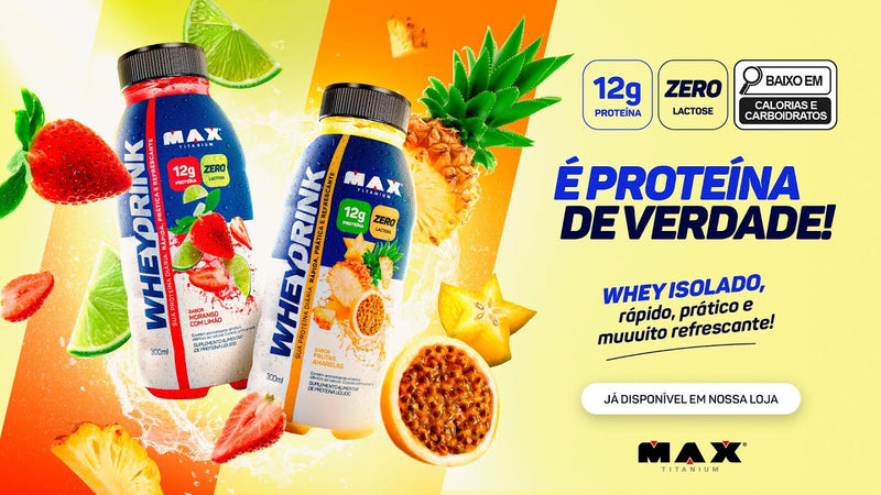 WHEY DRINK GARRAFA 300ML - MAX TITANIUM
