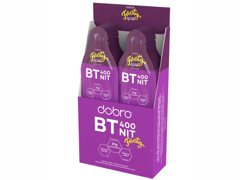 BT 400 NITRATO GEL C/ 10UN 30G (C/ CAFÉINA E TAURINA) - DOBRO