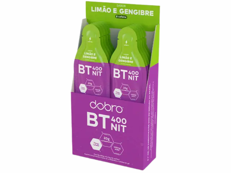 BT 400 NITRATO GEL C/ 10UN 30G (C/ CAFÉINA E TAURINA) - DOBRO