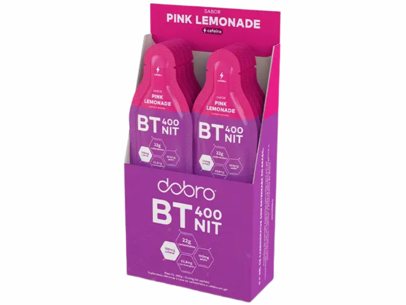 BT 400 NITRATO GEL C/ 10UN 30G (C/ CAFÉINA, CITRULINA E TAURINA) - DOBRO