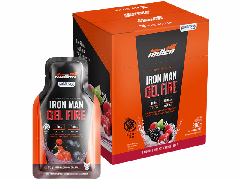 IRON MAN GEL FIRE 10X30G - NEW MILLEN
