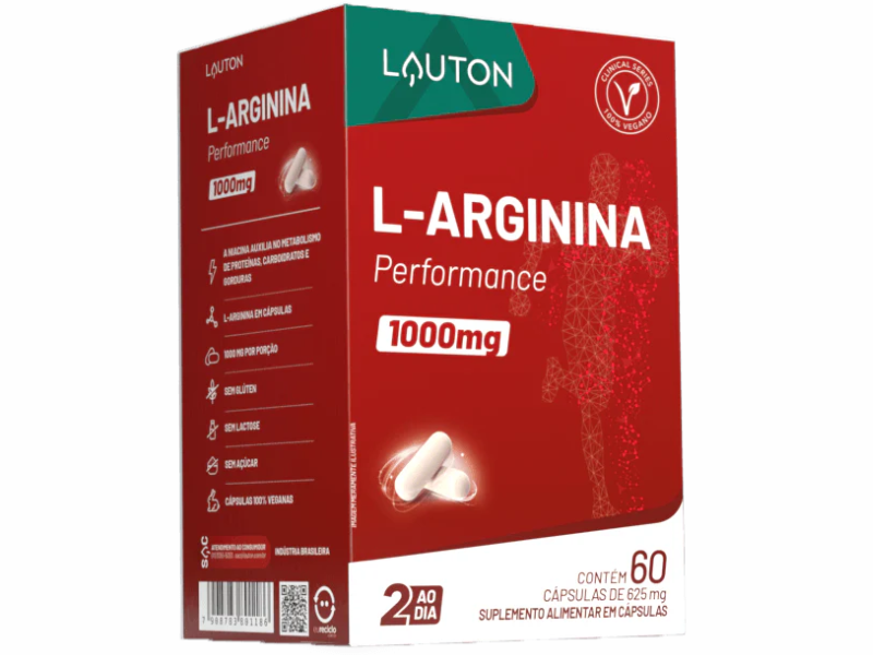 L-ARGININA PLUS 1000MG 60CAPS -LAUTON