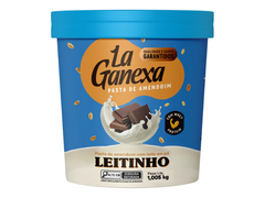 PASTA DE AMENDOIM INTEGRAL GOURMET LEITINHO 1KG - LA GANEXA