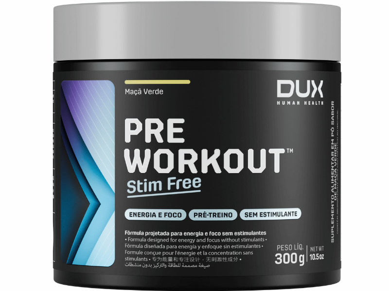 PRE WORKOUT S/ CAFEINA 300G - DUX NUTRITION