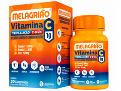 MELAGRIAO TRIPLA ACAO C+D+ZN 30COMP - CATARINENSE NUTRICAO