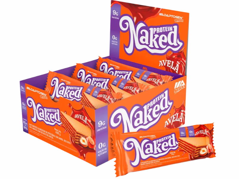 NAKED PROTEIN CAIXA C/ 12UN 40G - ADAPTOGEN