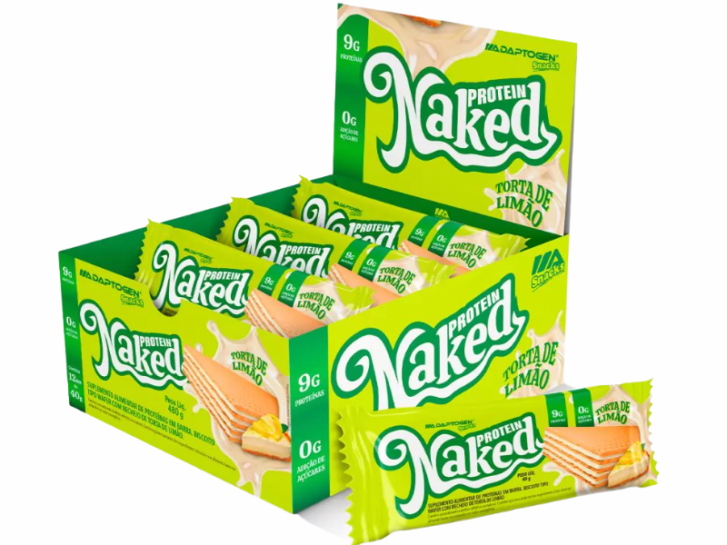 NAKED PROTEIN CAIXA C/ 12UN 40G - ADAPTOGEN