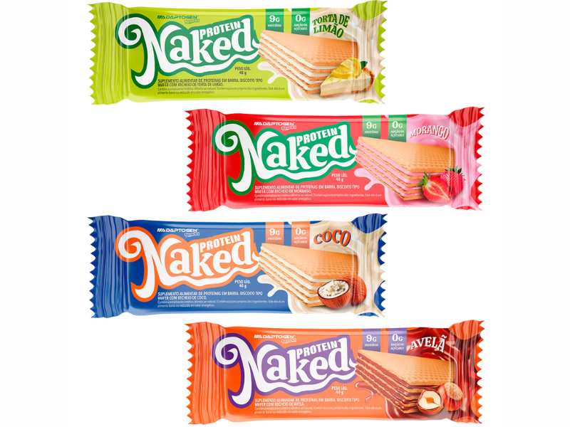 NAKED PROTEIN CAIXA C/ 12UN 40G - ADAPTOGEN