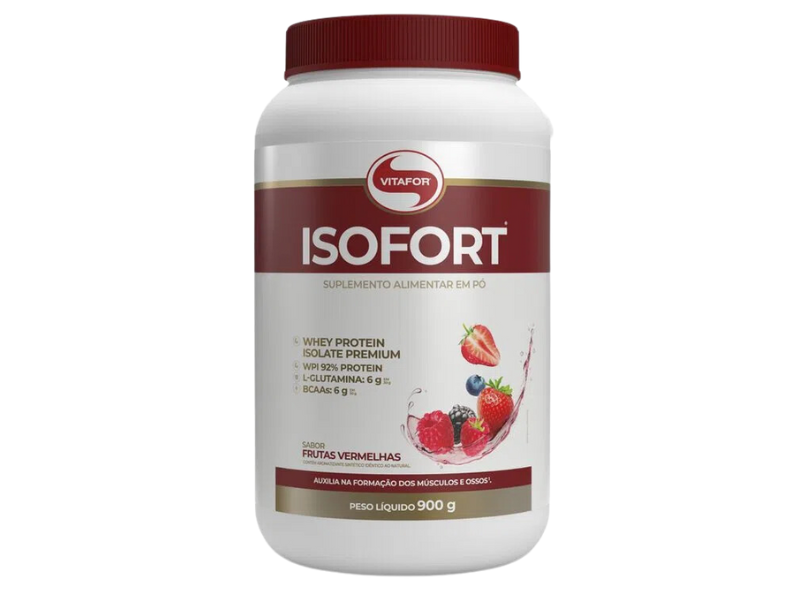 WHEY ISOLADO ISOFORT 900G - VITAFOR - Sua Saúde Distribuidora