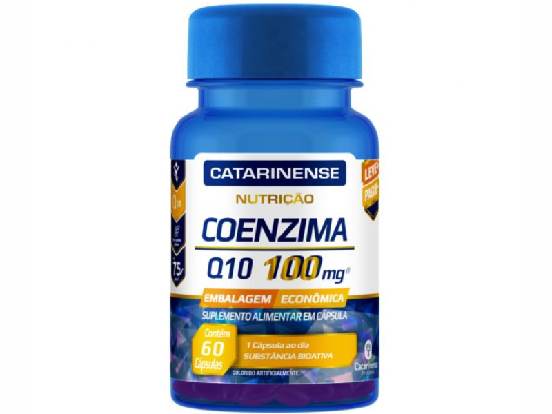 COENZIMA Q10 100 MG 60CAPS - CATARINENSE NUTRICAO
