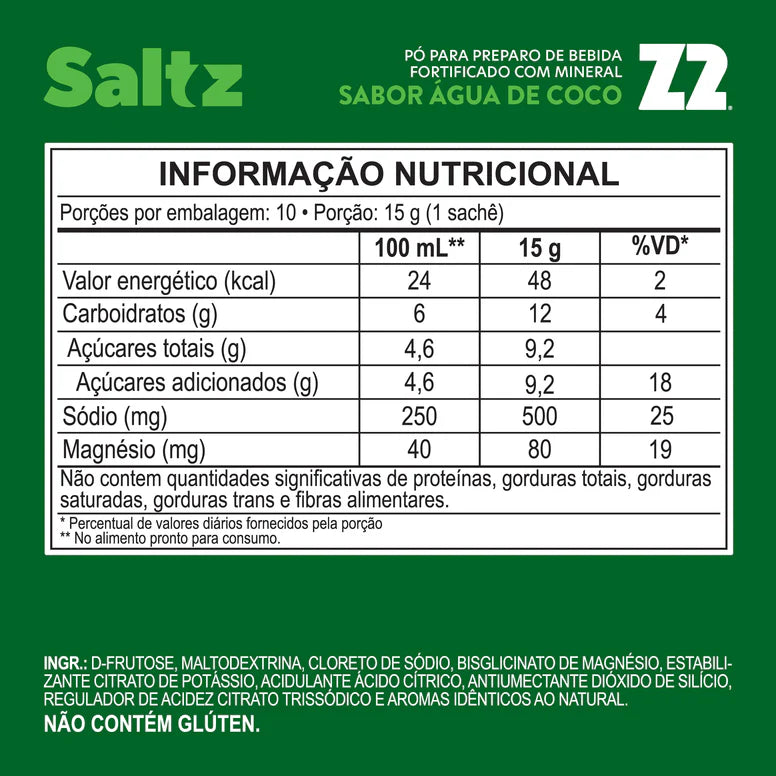 SALTZ 500 CAIXA C/ 10UN 15G - Z2
