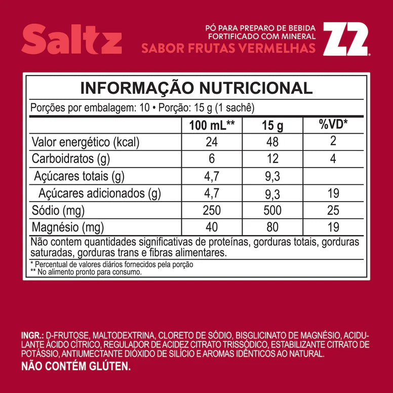 SALTZ 500 CAIXA C/ 10UN 15G - Z2