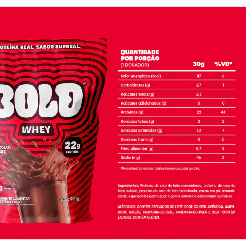 WHEY 3W REFIL 900G - BOLD