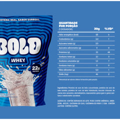 WHEY 3W REFIL 900G - BOLD
