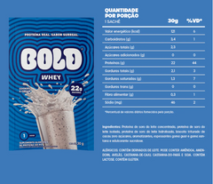 WHEY 3W SACHE CAIXA C/ 10UN 30G - BOLD