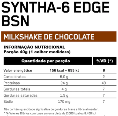 BSN SYNTHA CHOCOLATE 6 2,47 LBS (1,12KG) - OPTIMUN NUTRITON