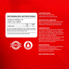 CREATINA 100% 350G - INTEGRALMEDICA