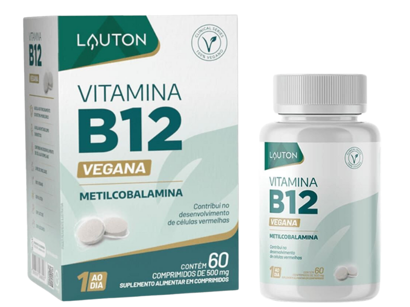 VITAMINA B12 (METILCOBALAMINA) 60COMP 500MG - LAUTON