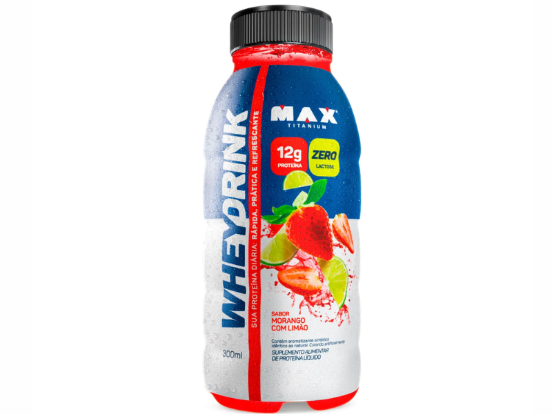 WHEY DRINK GARRAFA 300ML - MAX TITANIUM