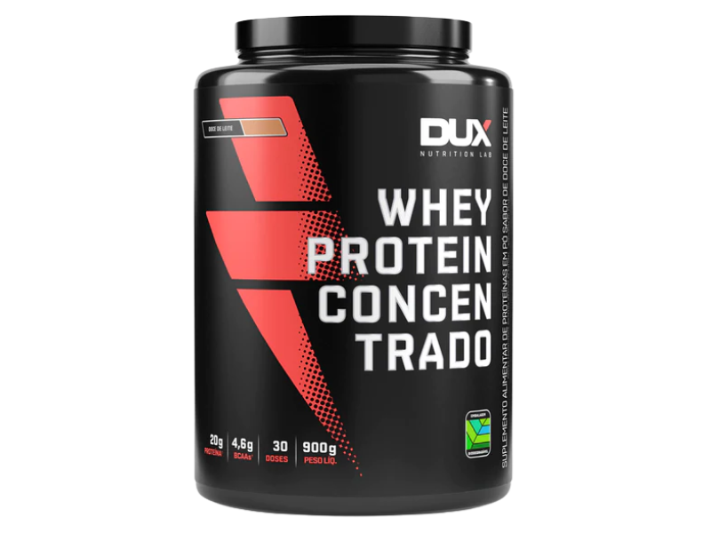 WHEY PROTEIN CONCENTRADO 900G - DUX NUTRITION