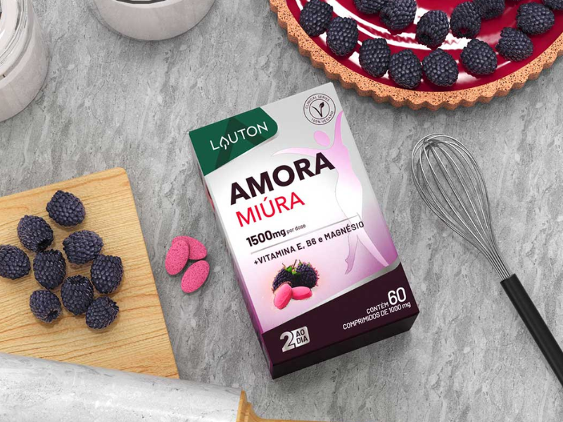 AMORA MIURA 750MG 60CAPS - LAUTON