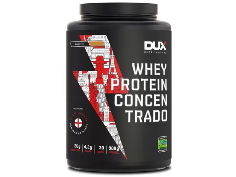 WHEY PROTEIN CONCENTRADO 900G - DUX NUTRITION