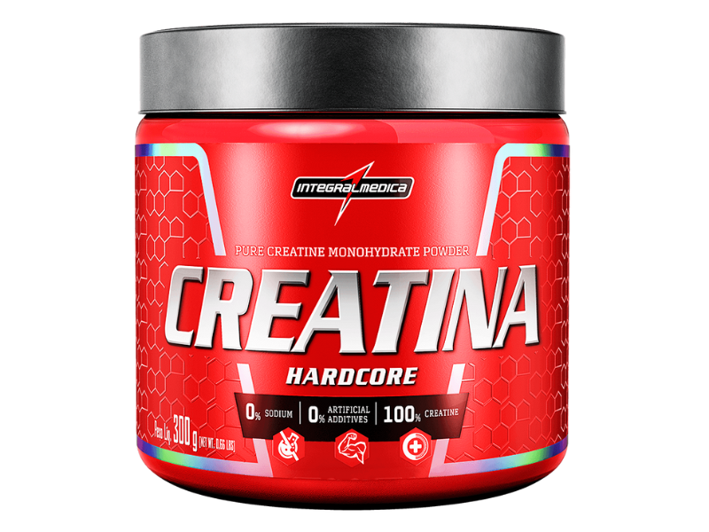 CREATINA HARDCORE 300G - INTEGRALMEDICA