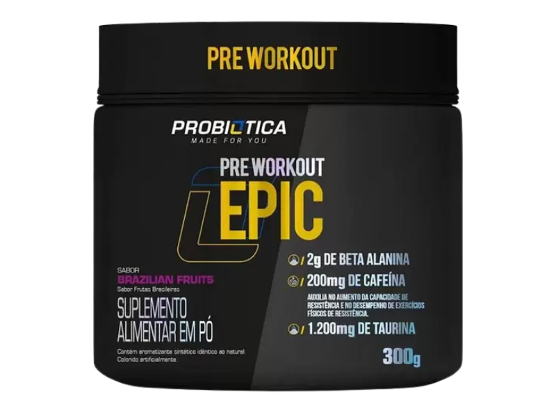 PRE WORKOUT EPIC 60 DOSES 300G - PROBIOTICA