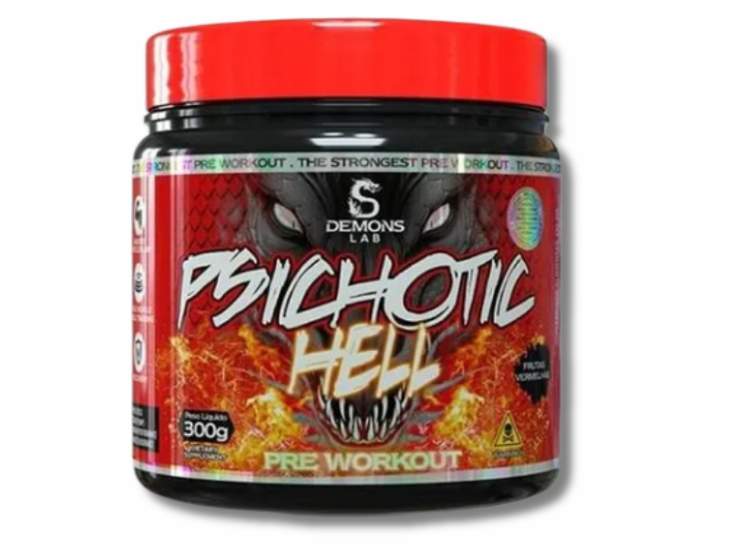PRE TREINO PSICHOTIC HELL 300G - DEMONS LAB