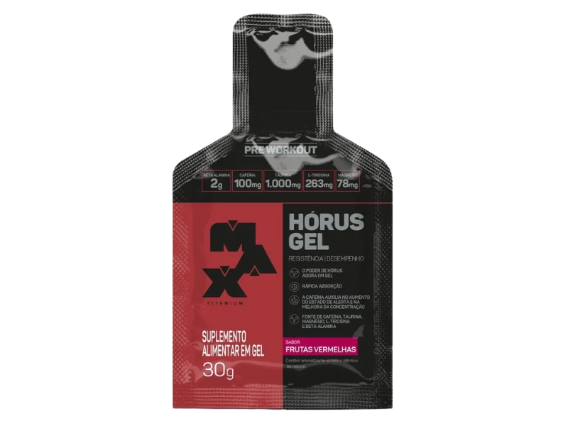 HORUS GEL CX C/ 10 SACHES 30G - MAX TITANIUM