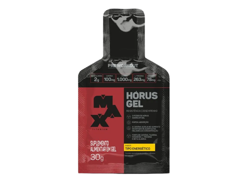 HORUS GEL CX C/ 10 SACHES 30G - MAX TITANIUM