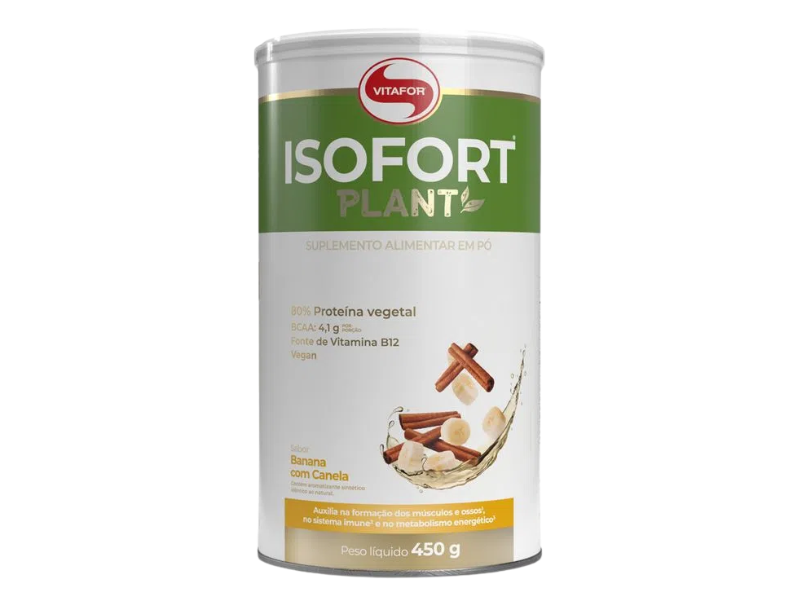 PROTEINA VEGANA ISOFORT PLANT 450G - VITAFOR