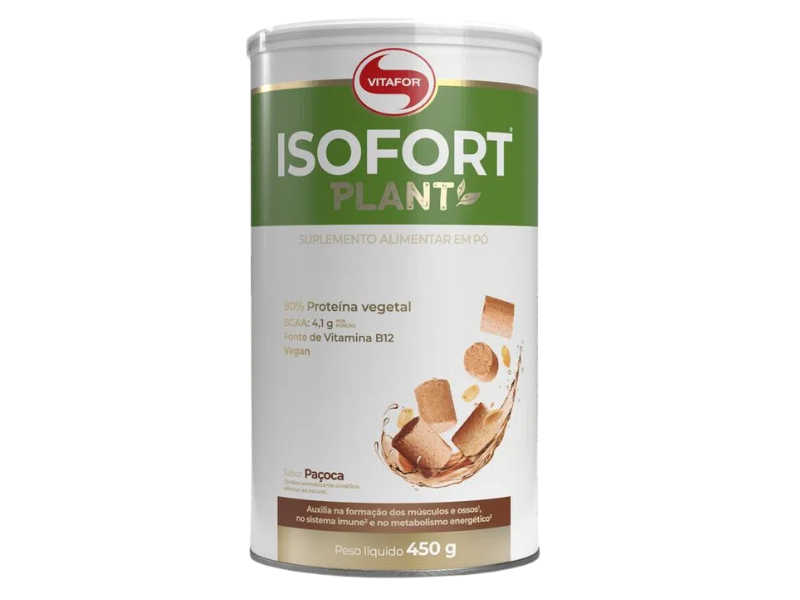 PROTEINA VEGANA ISOFORT PLANT 450G - VITAFOR