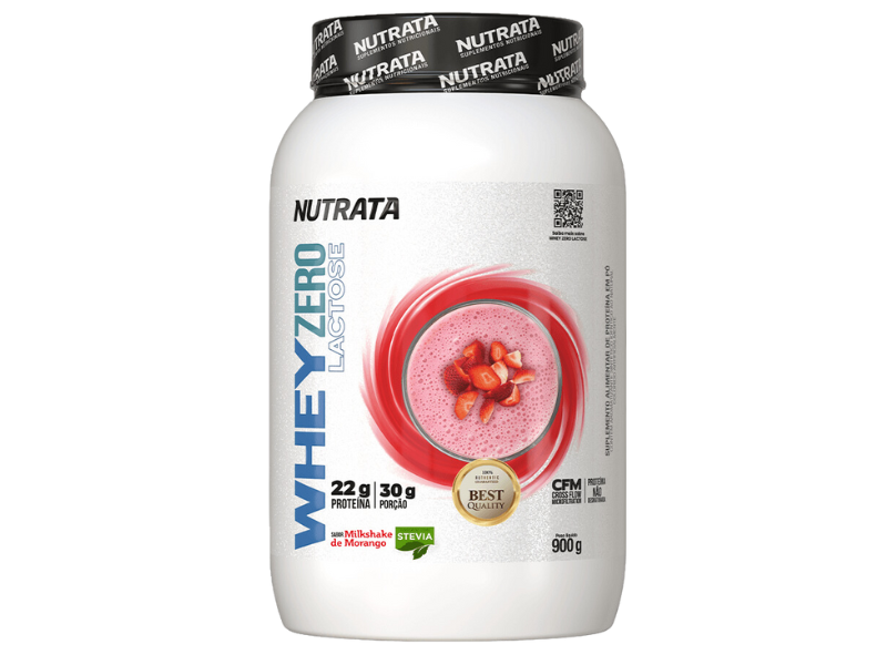 WHEY 100% (ZERO LACTOSE) 900G POTE - NUTRATA